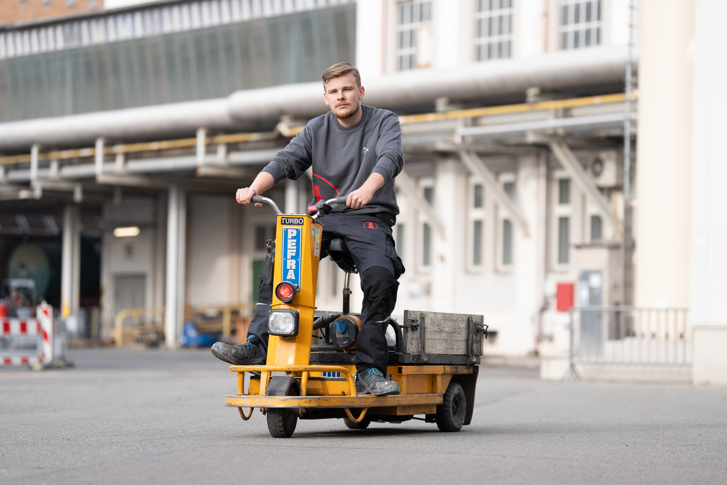 Foto - Felix Schöller auf einer Perfa
